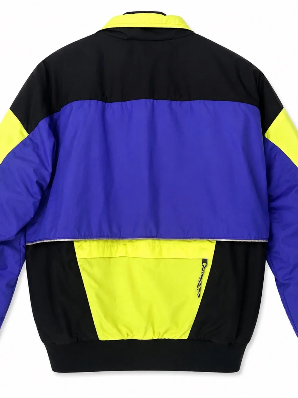 Vintage Cannondale Colorblock Ski Jacket Neon Purple Black Large